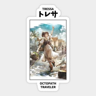 Tressa Octopath Traveler Sticker